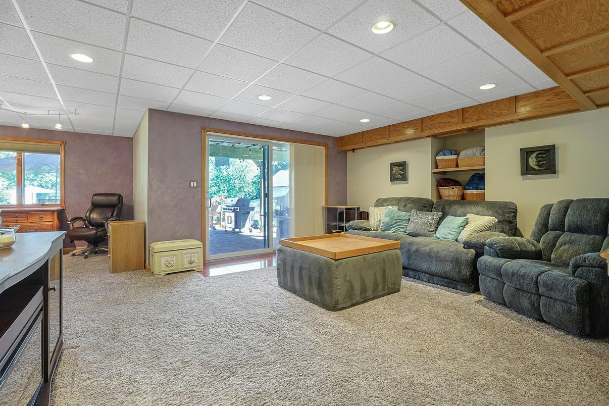 Home Office, Interior, Living room, Recessed Lighting