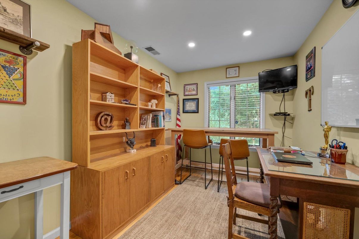 Home Office, Interior, Recessed Lighting