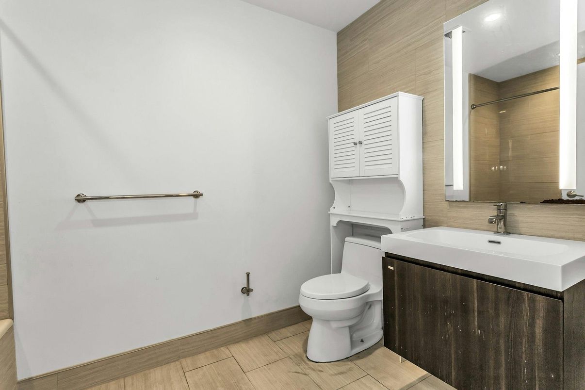 Bathroom, Interior, Wood Texture Flooring