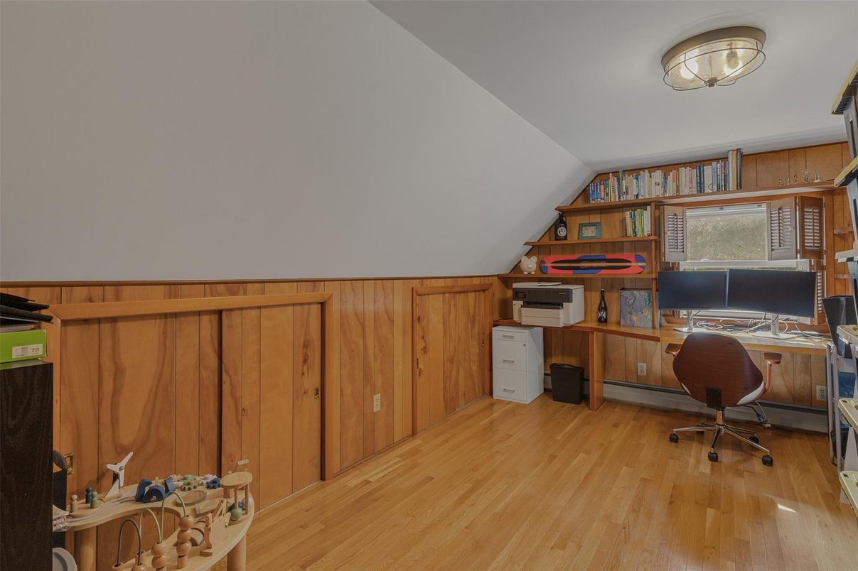 Home Office, Interior, Wood Texture Flooring