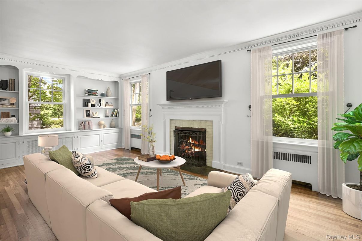 Fireplace, Interior, Living room, Wood Texture Flooring