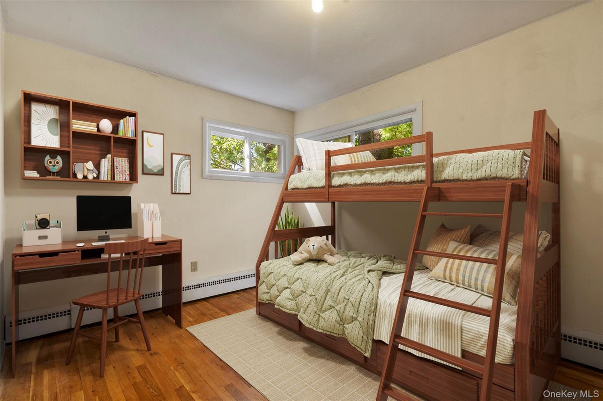 Bedroom, Home Office, Interior, Wood Texture Flooring