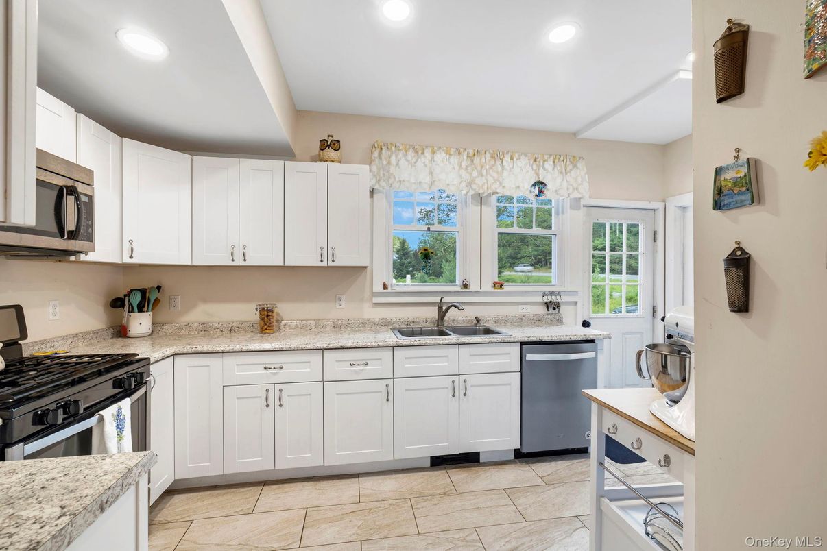 Interior, Kitchen, Recessed Lighting, Stainless Steel Appliances