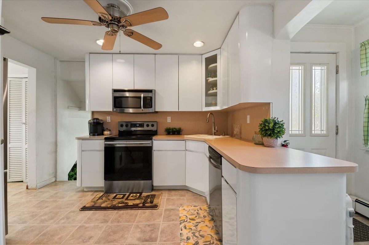 Interior, Kitchen, Recessed Lighting, Stainless Steel Appliances