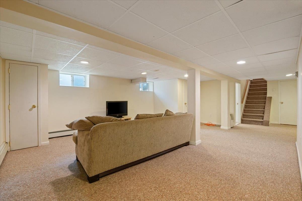 Interior, Living room, Recessed Lighting