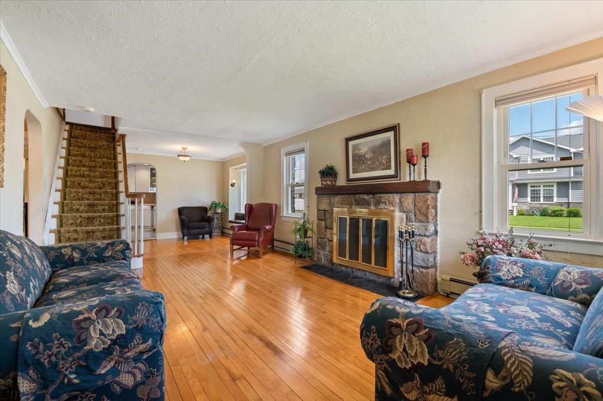 Fireplace, Interior, Living room, Wood Texture Flooring