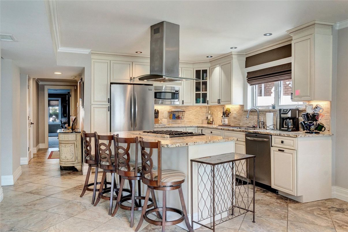 Interior, Kitchen, Recessed Lighting, Stainless Steel Appliances