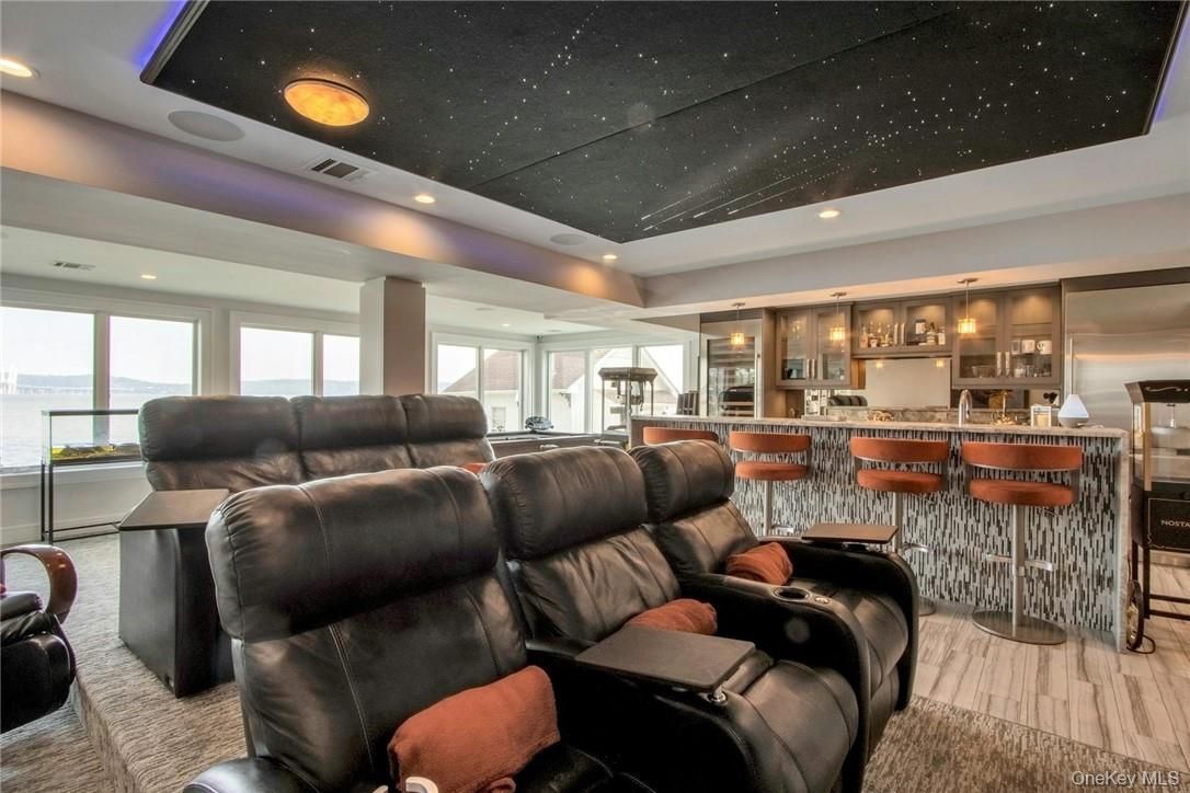 Home Theatre Room, Interior, Kitchen, Living room, Recessed Lighting
