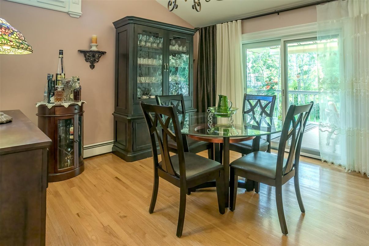 Dining room, Interior, Wood Texture Flooring