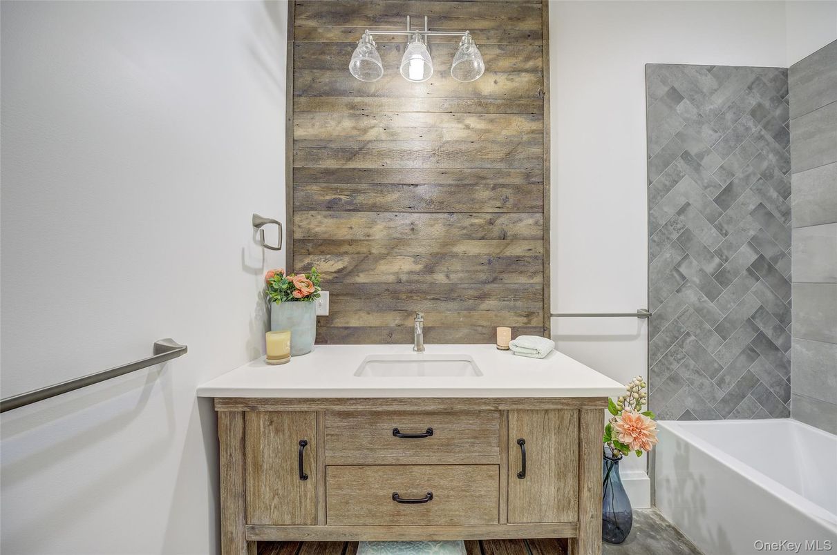 Bathroom, Interior, Wooden Walls