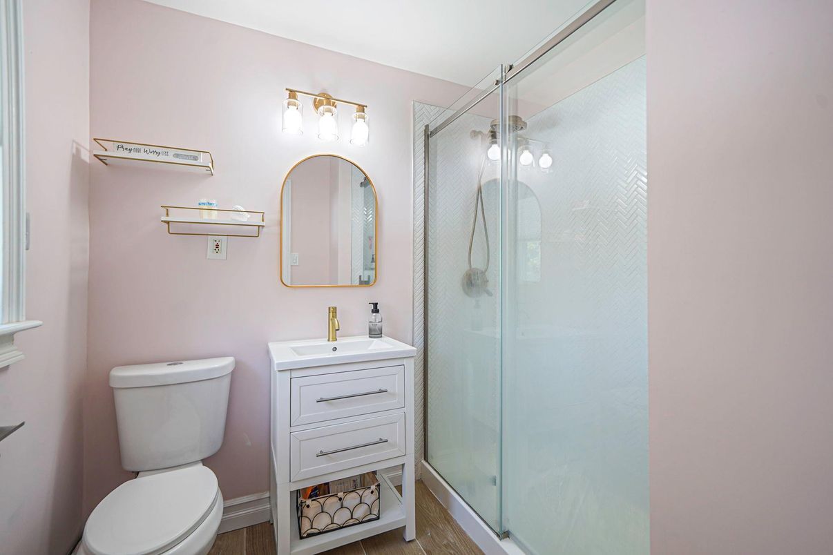 Bathroom, Glass Shower, Interior