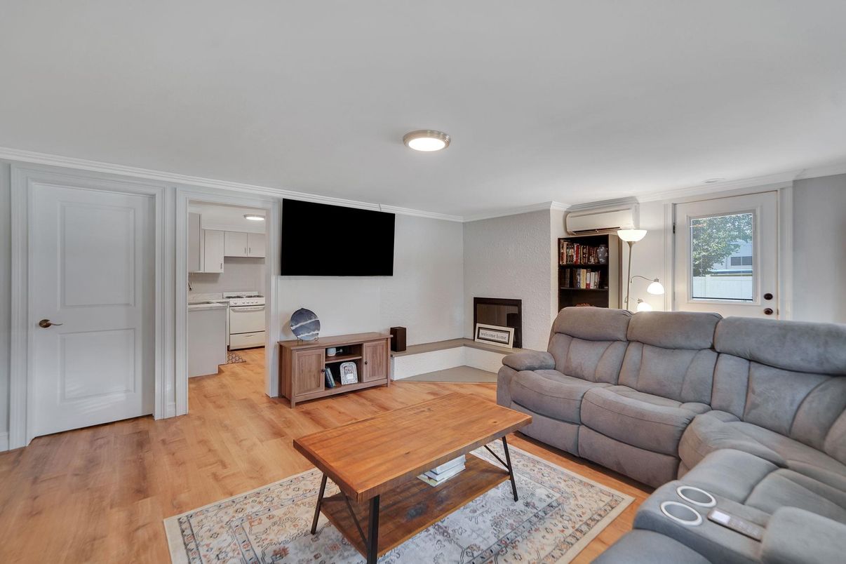 Fireplace, Interior, Living room, Wood Texture Flooring
