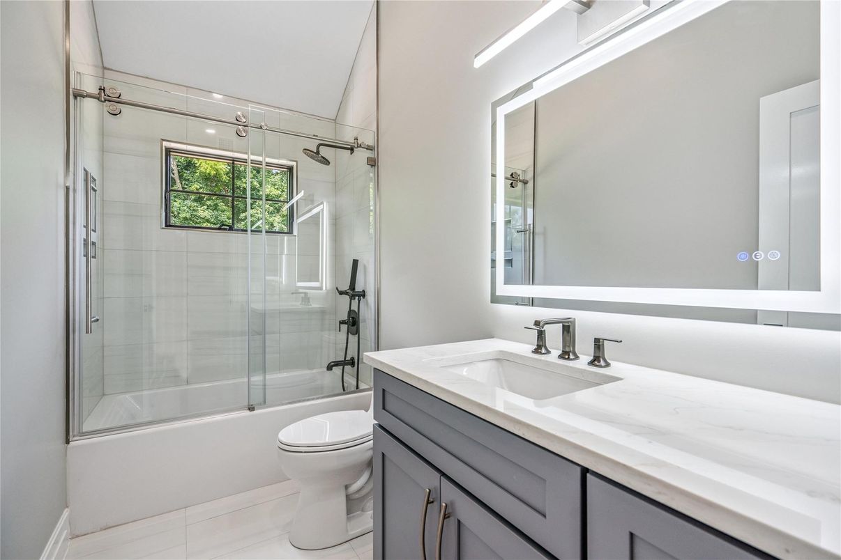 Bathroom, Glass Shower, Interior