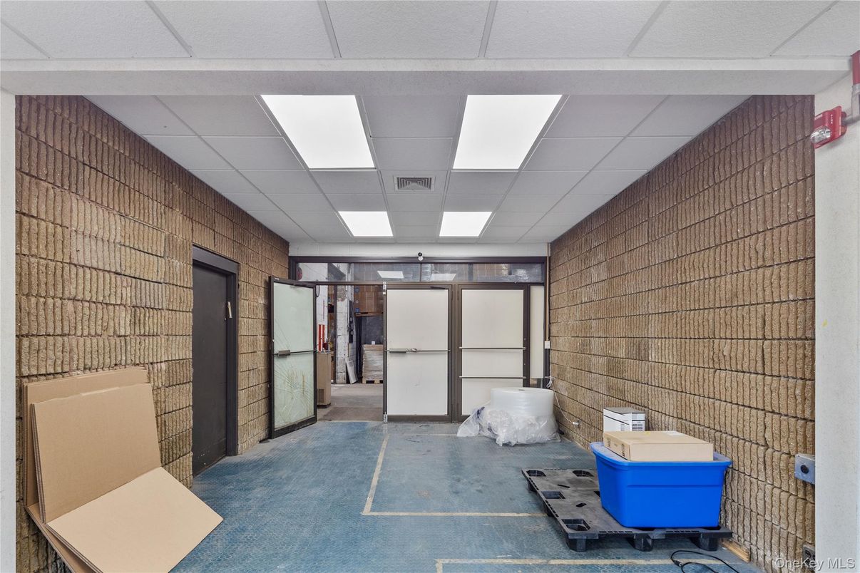 Interior, Recessed Lighting, Stone Walls