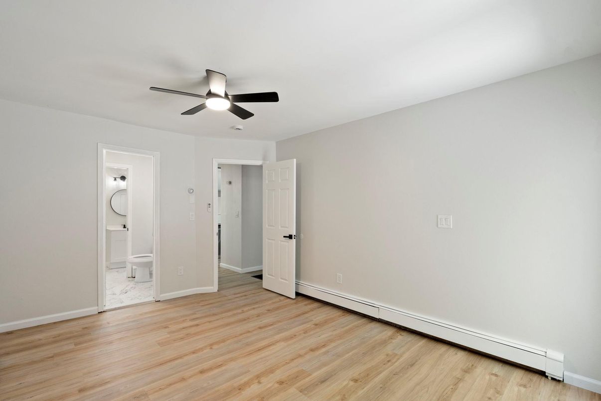 Bathroom, Empty room, Interior, Wood Texture Flooring