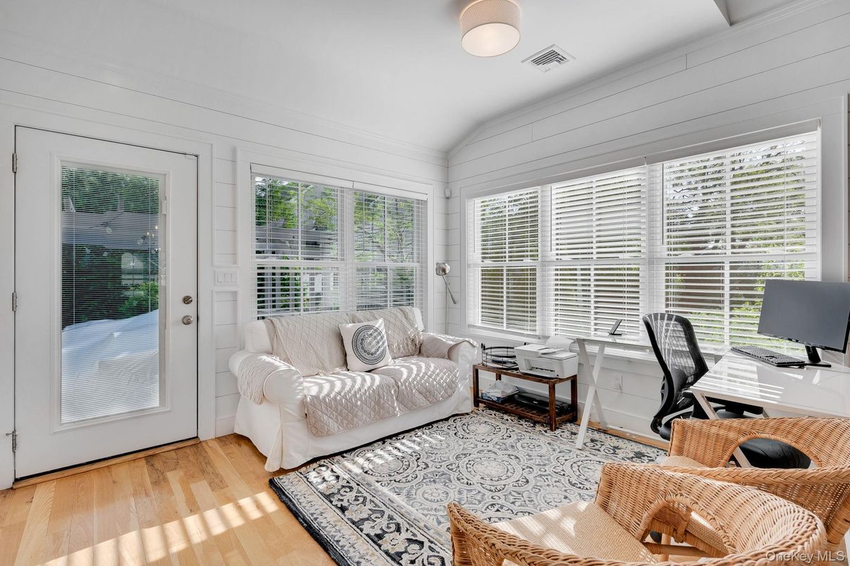 Home Office, Interior, Wood Texture Flooring
