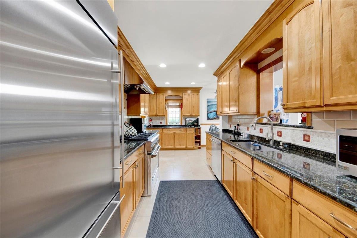 Interior, Kitchen, Recessed Lighting, Stainless Steel Appliances