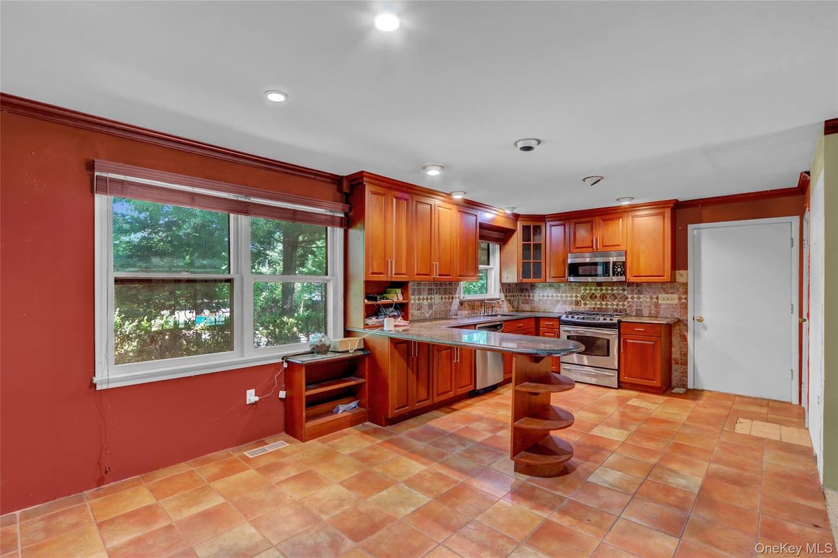 Interior, Kitchen, Recessed Lighting, Stainless Steel Appliances
