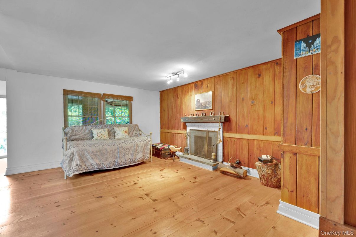 Fireplace, Interior, Living room, Wood Texture Flooring, Wooden Walls