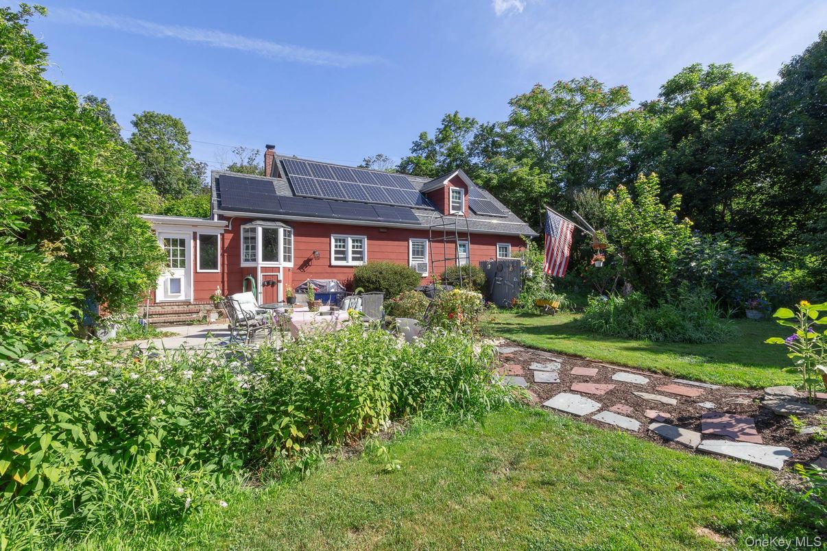 Exterior, Facade, Brick Facade, Solar Panels, Cape Cod