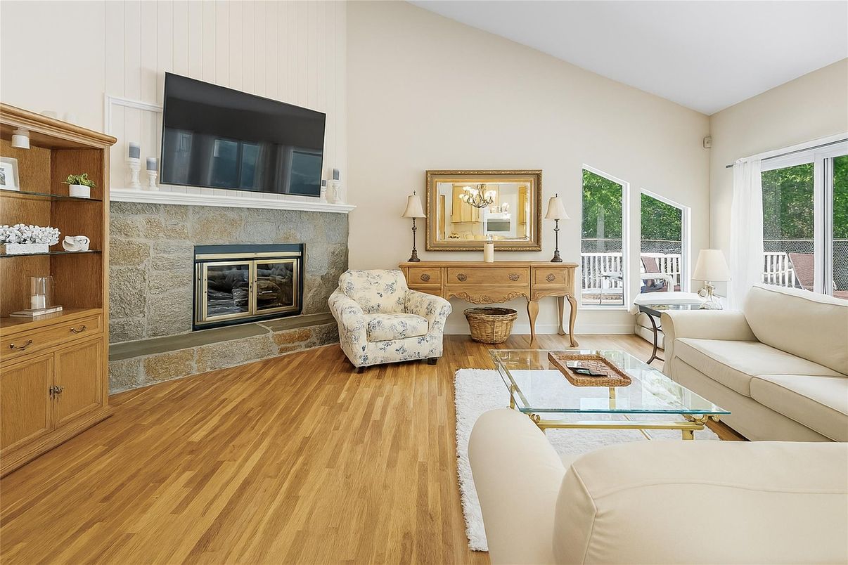 Fireplace, Interior, Living room, Wood Texture Flooring