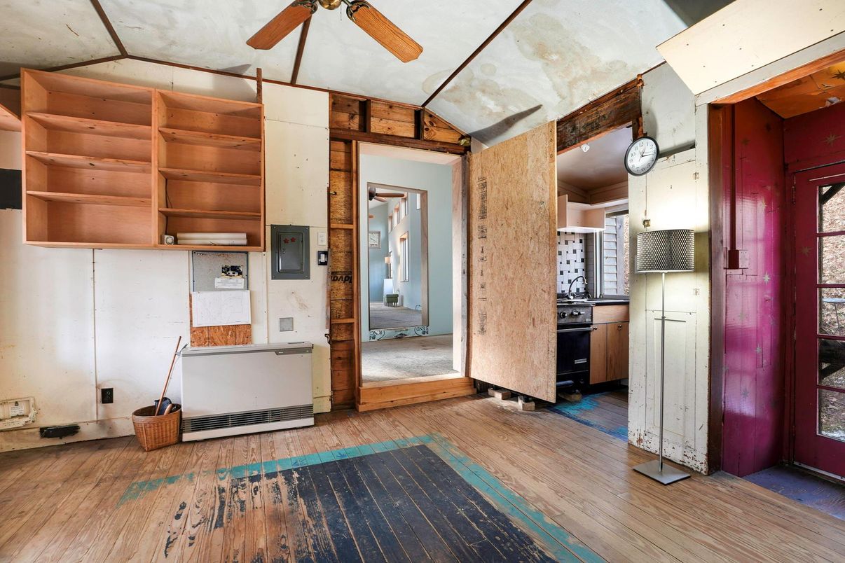 Interior, Kitchen, Wood Texture Flooring