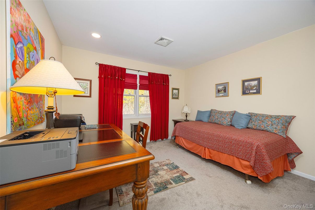 Bedroom, Home Office, Interior, Recessed Lighting