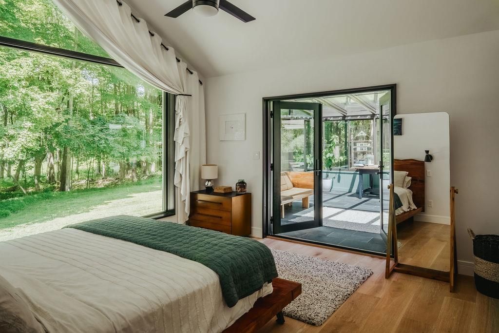 Bedroom, Interior, Wood Texture Flooring