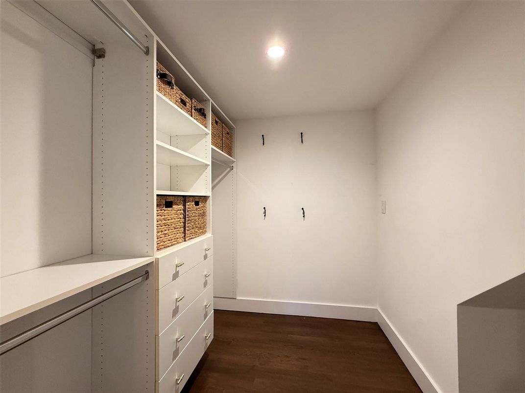 Interior, Recessed Lighting, Walk-in Closets, Wood Texture Flooring