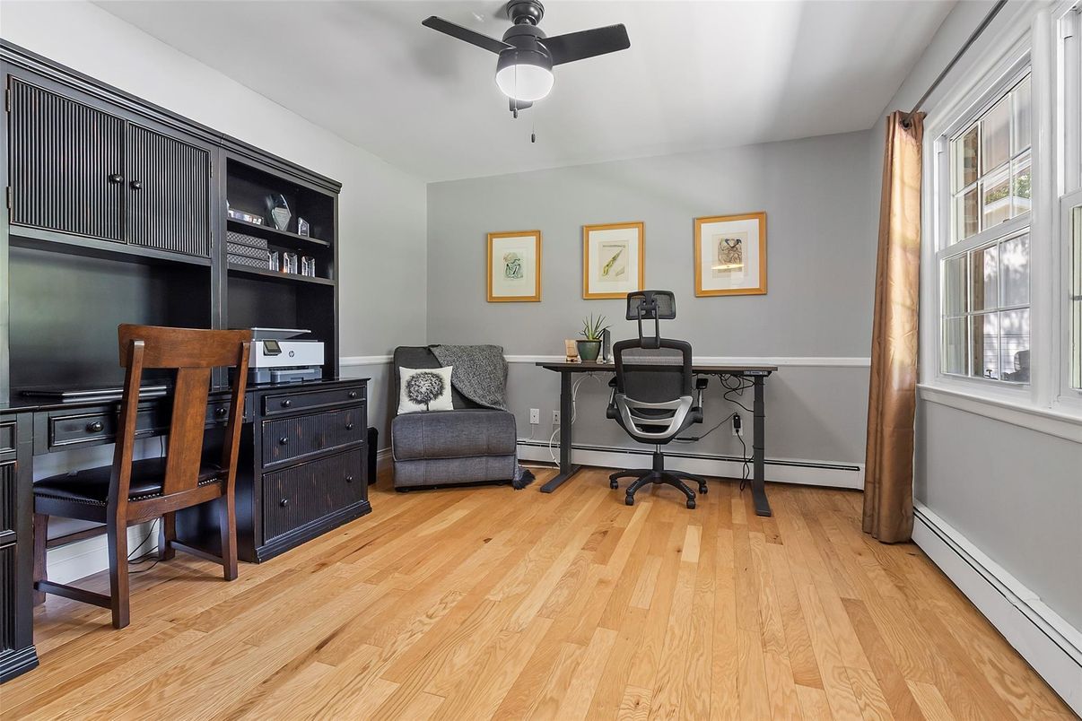 Home Office, Interior, Wood Texture Flooring