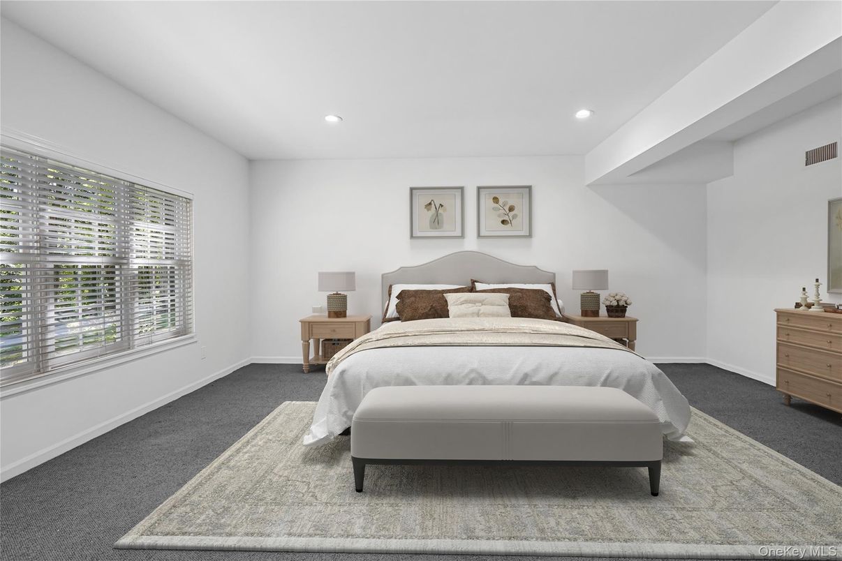 Bedroom, Interior, Recessed Lighting