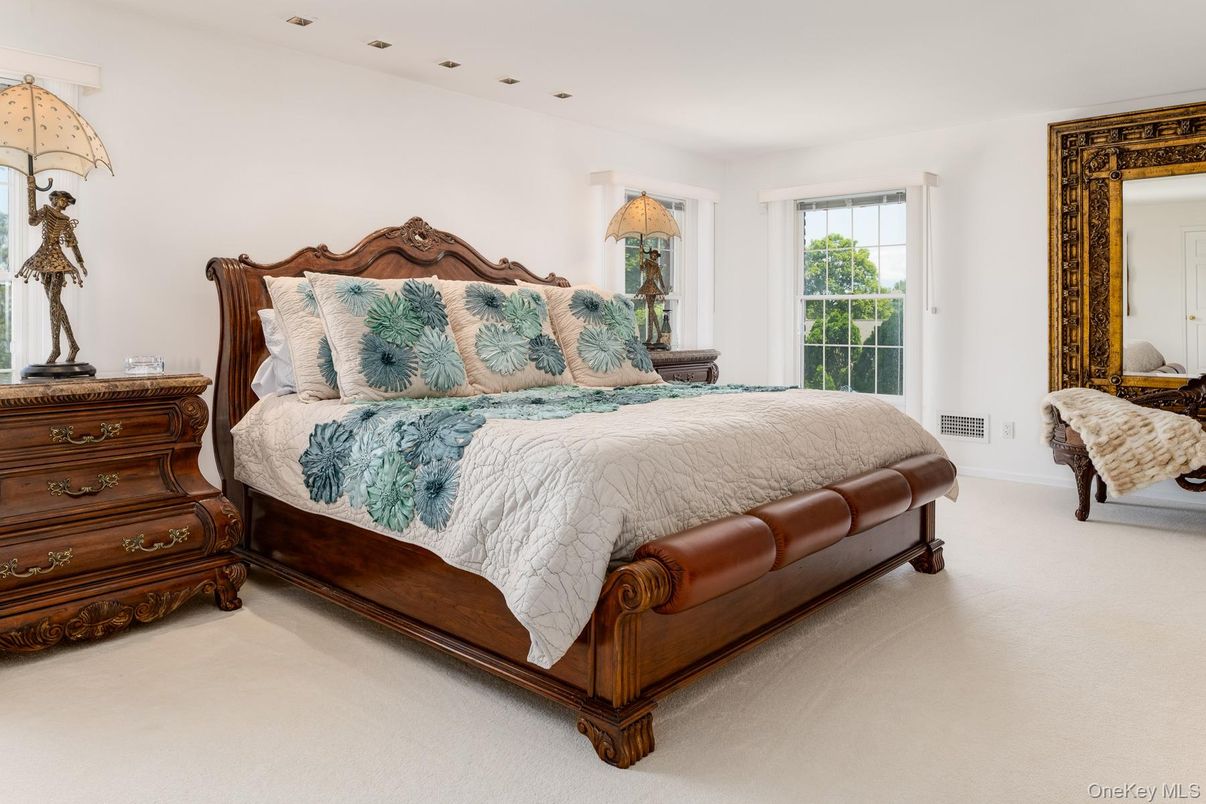 Bedroom, Interior, Recessed Lighting