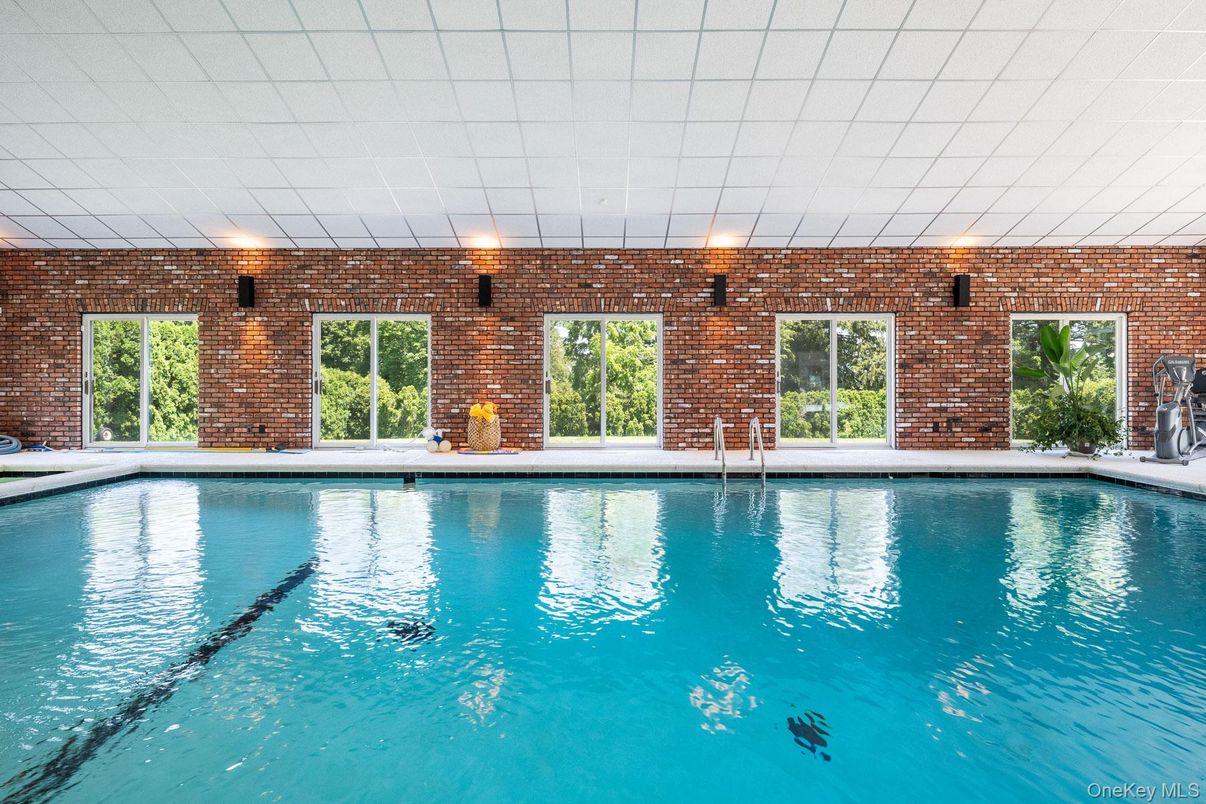 Interior, Pool, Stone Walls