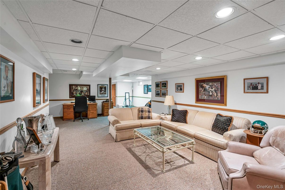 Home Office, Interior, Living room, Recessed Lighting