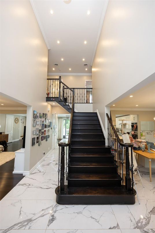 Interior, Marble, Recessed Lighting