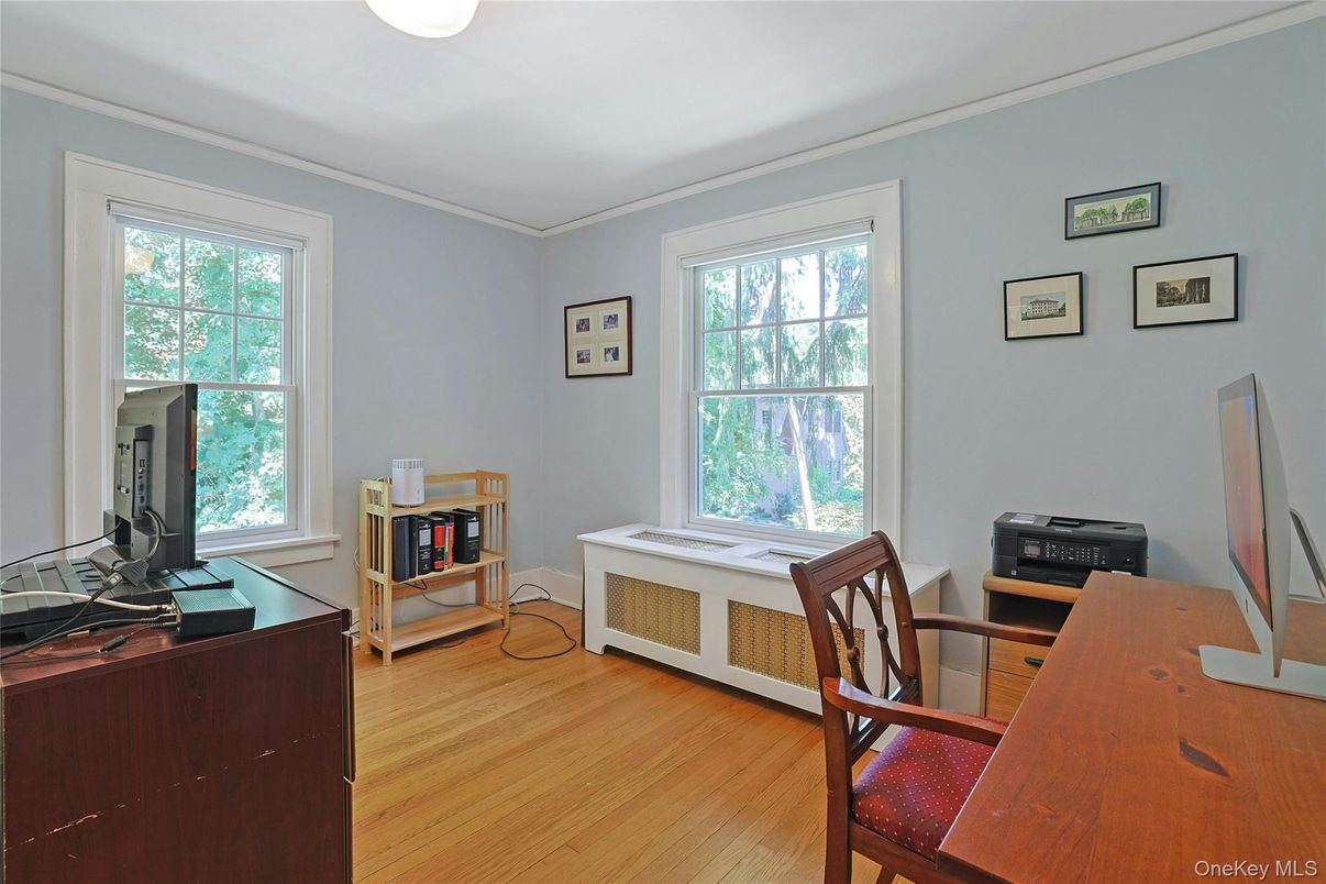 Home Office, Interior, Wood Texture Flooring