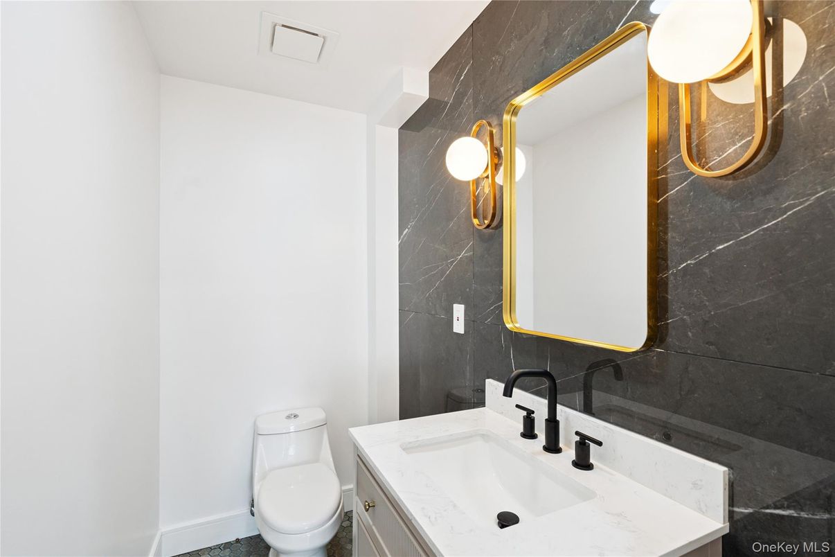 Bathroom, Interior, Marble Walls