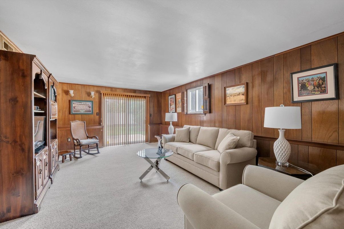 Interior, Living room, Wooden Walls