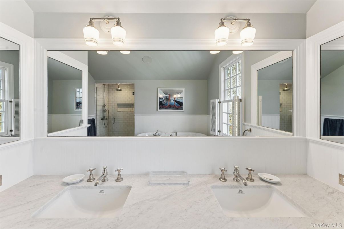 Bathroom, Dual Sink Vanities, Interior, Marble