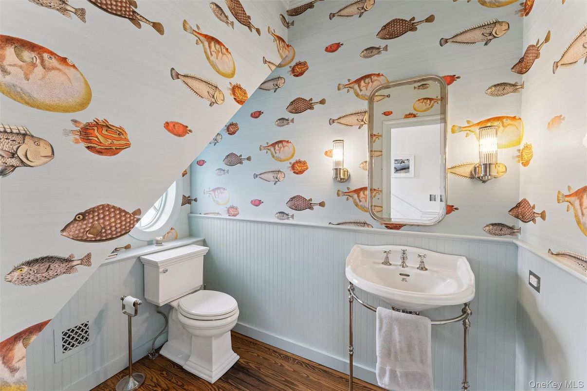 Bathroom, Interior, Wood Texture Flooring