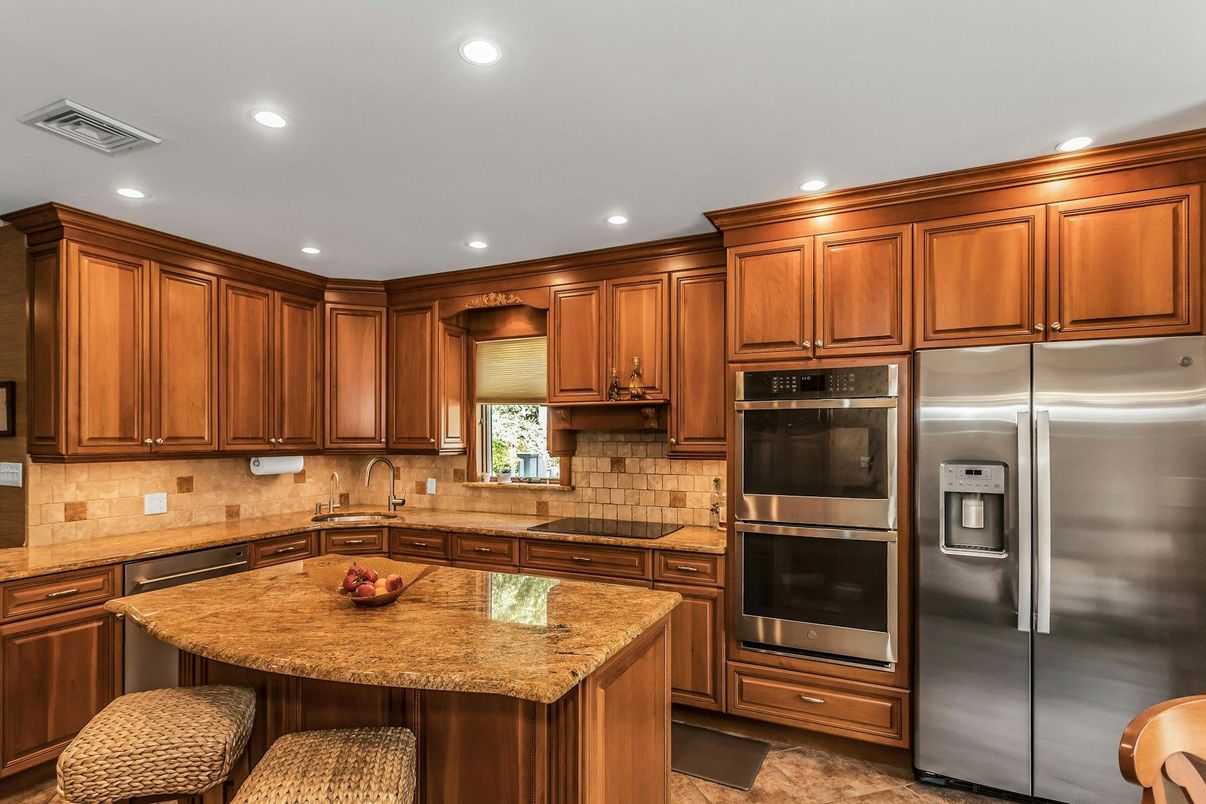 Interior, Kitchen, Recessed Lighting, Stainless Steel Appliances