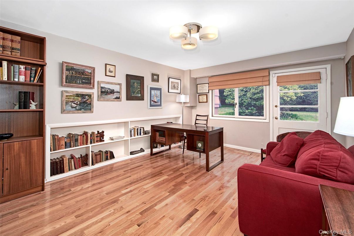 Home Office, Interior, Wood Texture Flooring