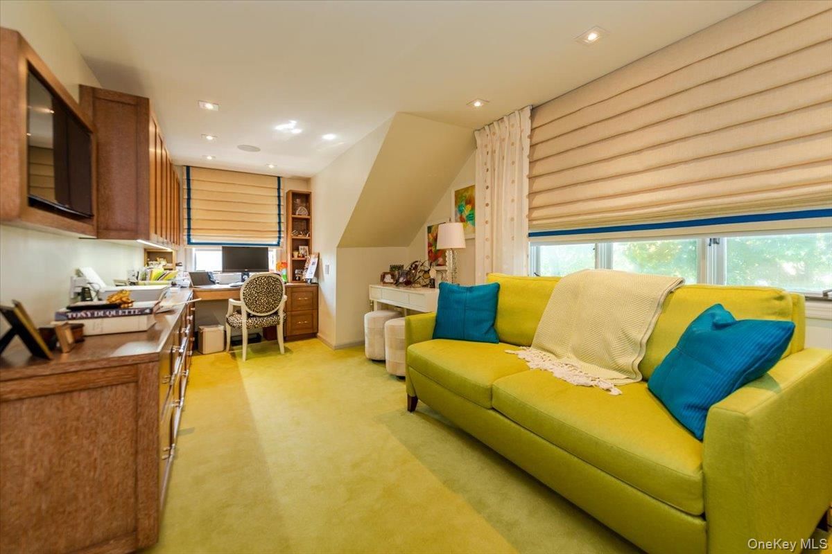 Home Office, Interior, Recessed Lighting