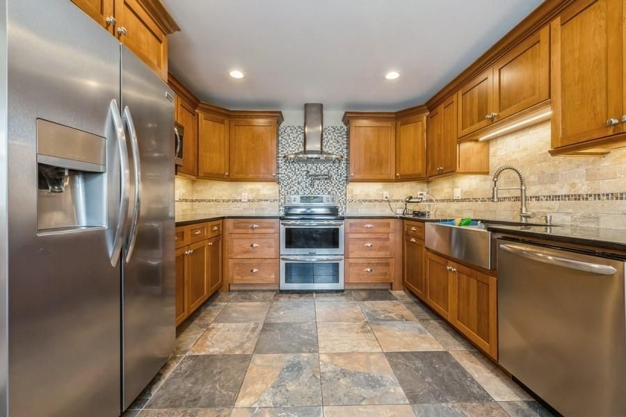 Interior, Kitchen, Recessed Lighting, Stainless Steel Appliances
