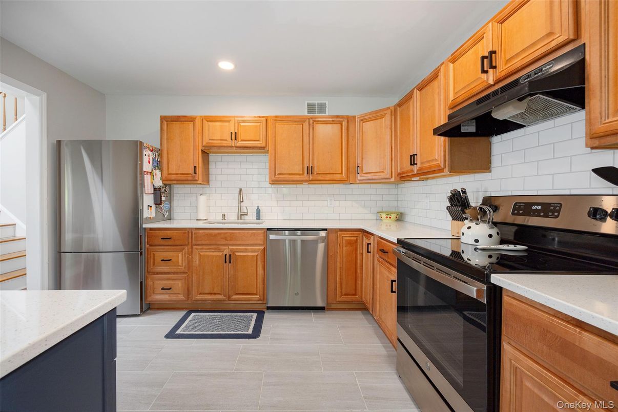 Interior, Kitchen, Recessed Lighting, Stainless Steel Appliances