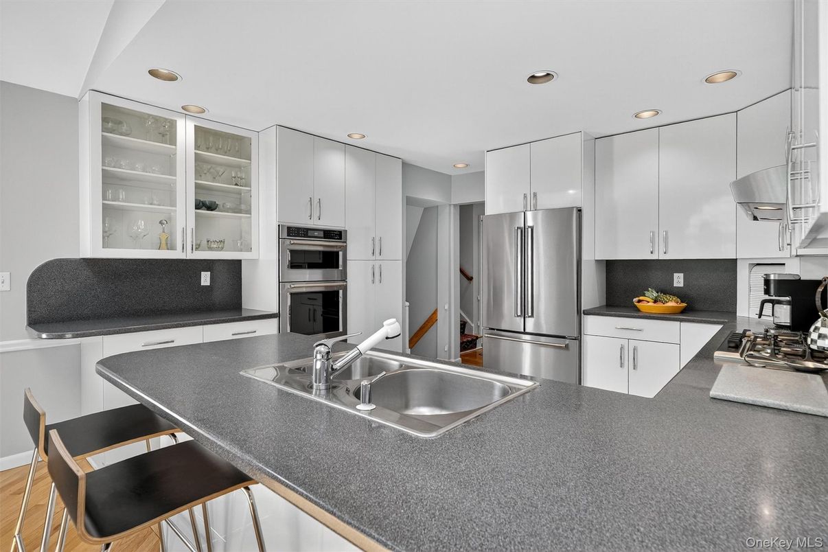 Interior, Kitchen, Recessed Lighting, Stainless Steel Appliances