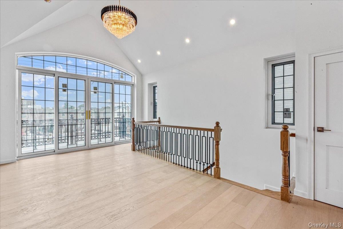 Chandelier, Interior, Recessed Lighting, Wood Texture Flooring
