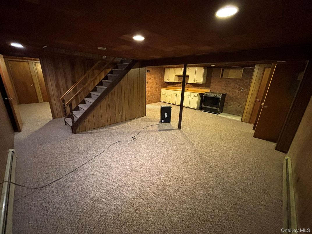 Interior, Recessed Lighting, Stone Walls, Wine Storage