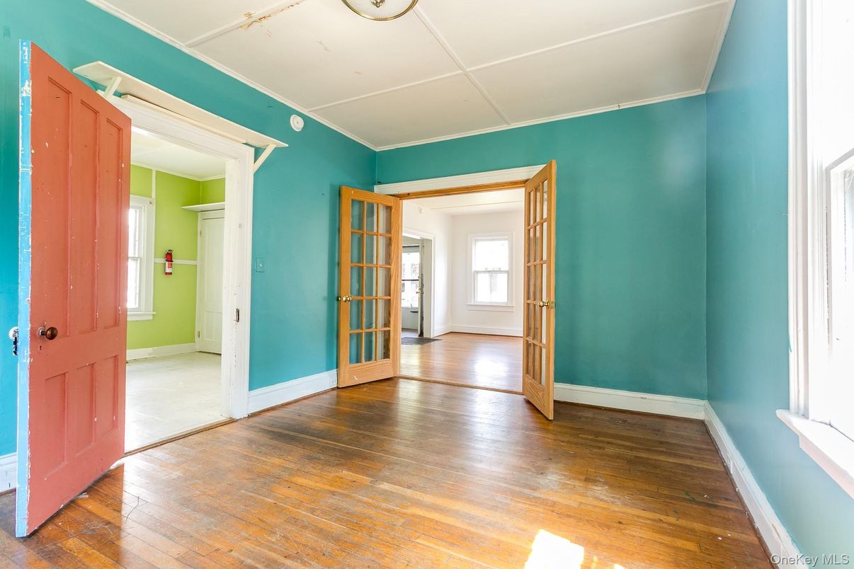 Empty room, Interior, Wood Texture Flooring