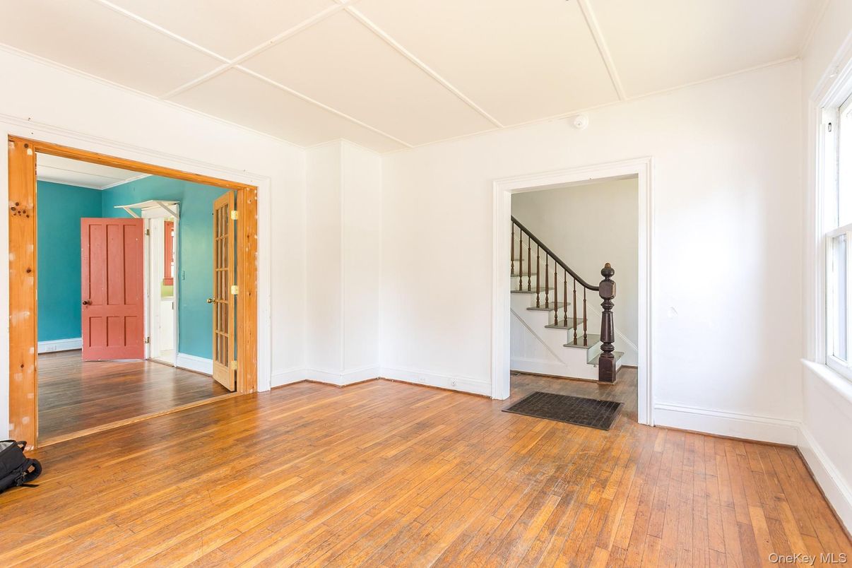 Empty room, Interior, Wood Texture Flooring